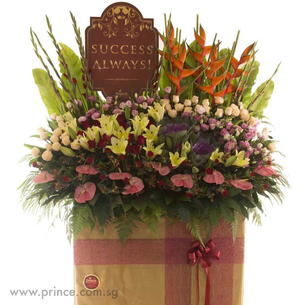 Congratulatory Flower Stand - Pastel Perfect Congratulatory Flower Stand - Pastel Perfect