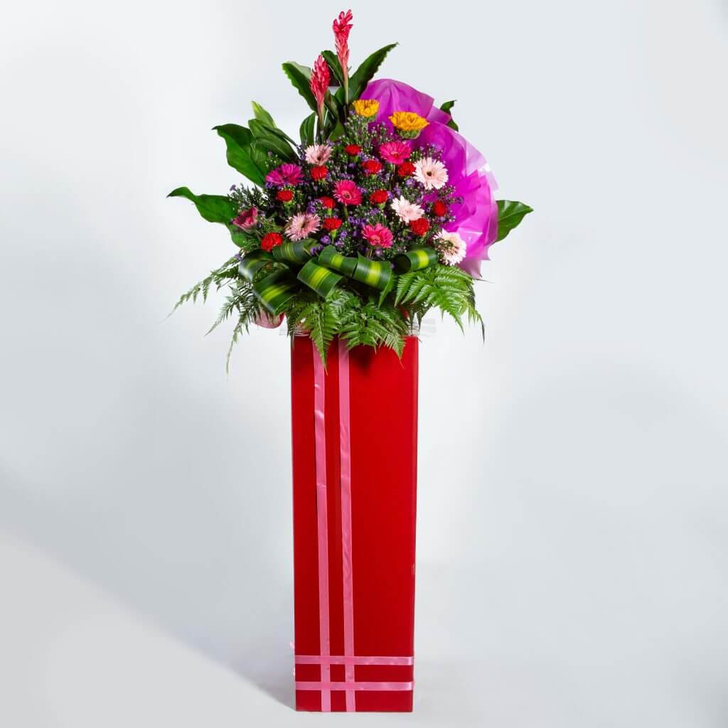 Best-quality Congratulatory Flower Stand in Singapore - Boundless Prosperity– Prince Flower Shop