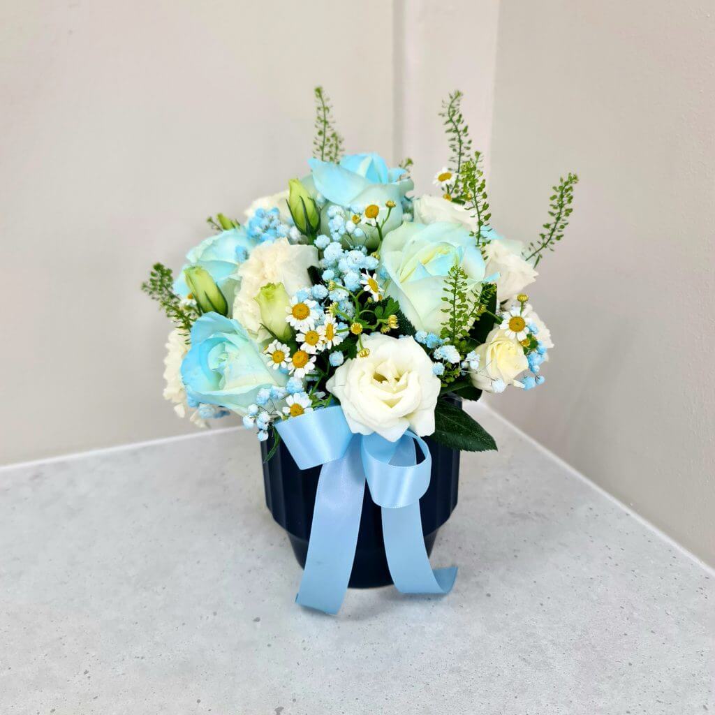 Vibrant Joy Table Arrangement - Prince Flower Shop - Mother's Day Flowers