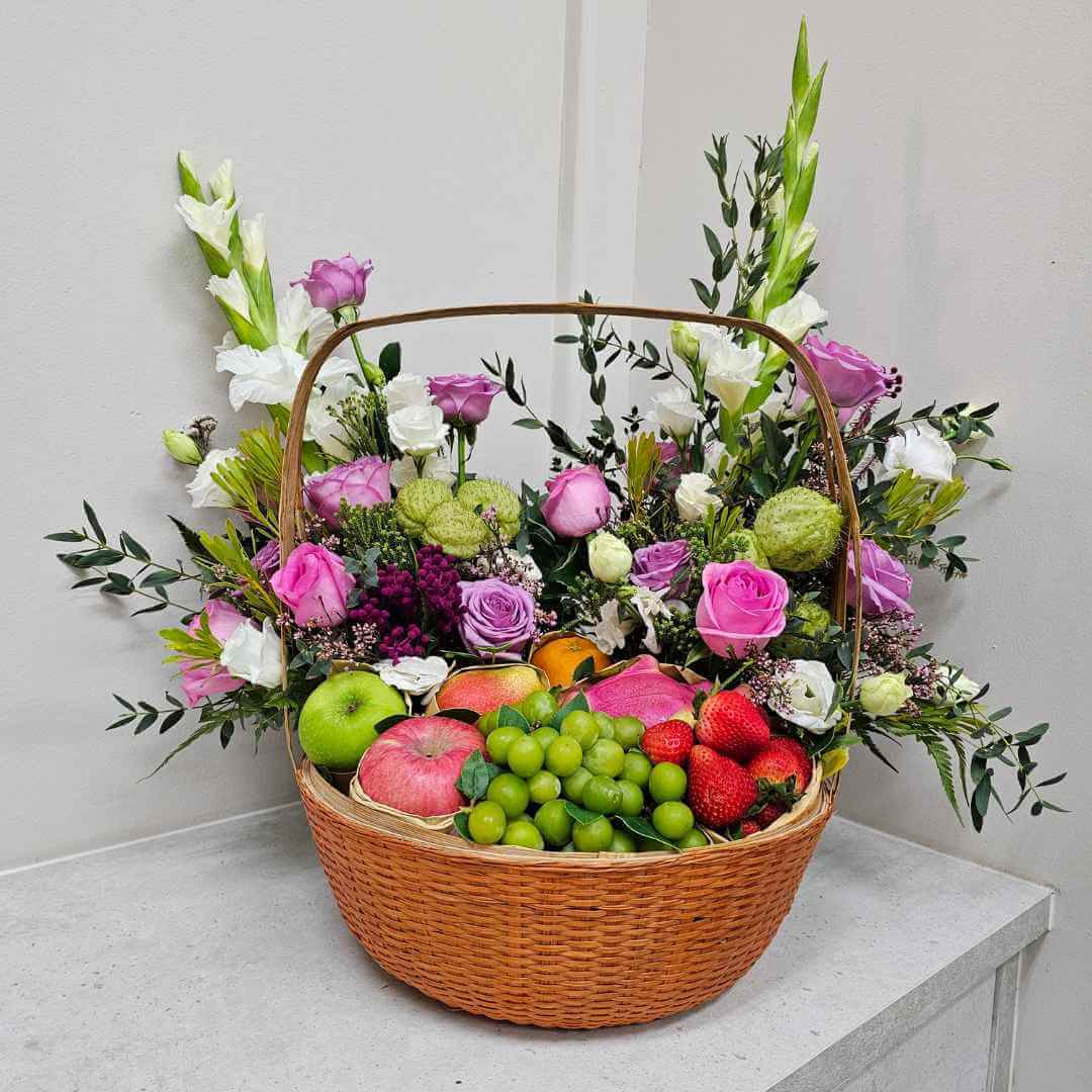Basket of Fruit Wellness Basket of Wellness - Get Well Soon Hamper - Hospital Hamper