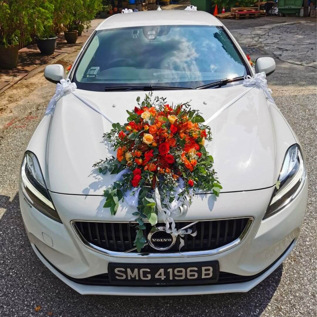 Bridal Bliss Wedding car Decoration - Prince's Flower Shop